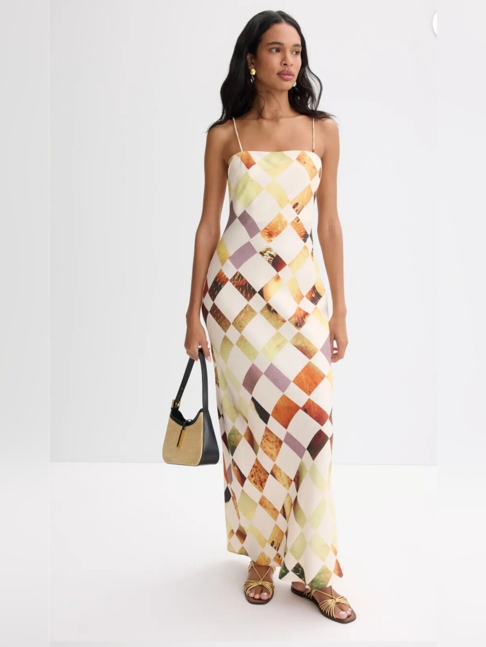 Romy Rochelle Maxi Dress Women Size M